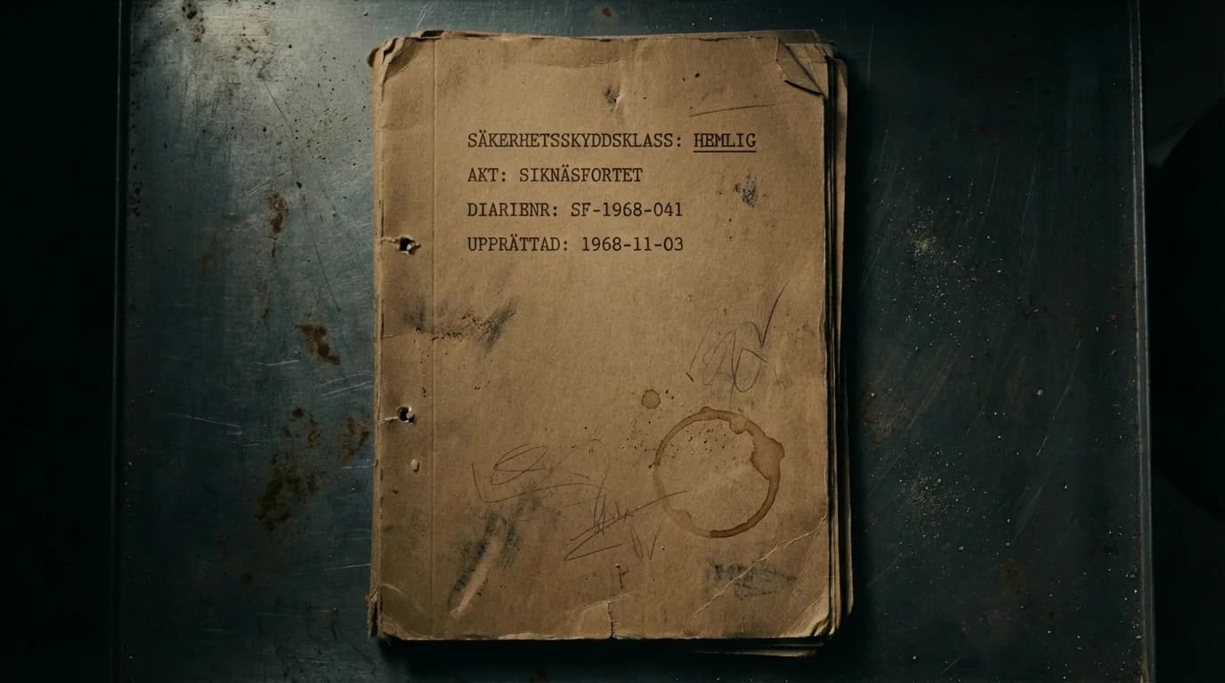 Classified Cold War archive folder